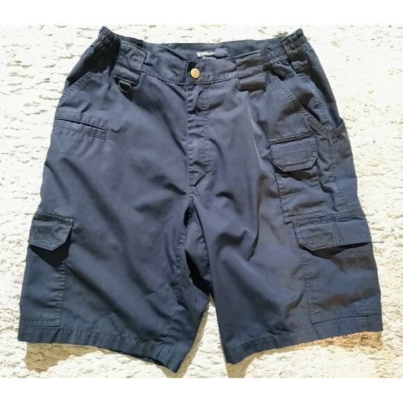 5.11 Tactical Series Cargo Shorts Heavy Duty Utility Pockets Men's Black Size 32 - Picture 4 of 4
